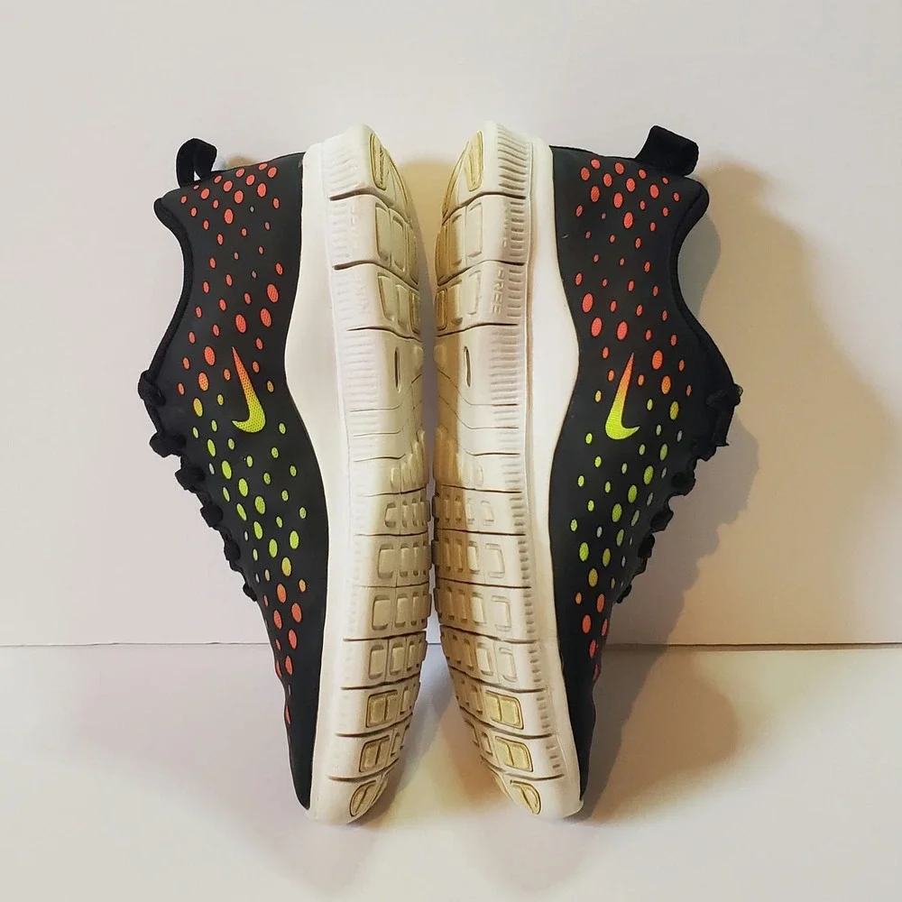 🌸2 For $15🌸 Nike Free Express Black/Multi - US Size 5Y (Women's 6.5) Sneakers - Picture 6 of 9